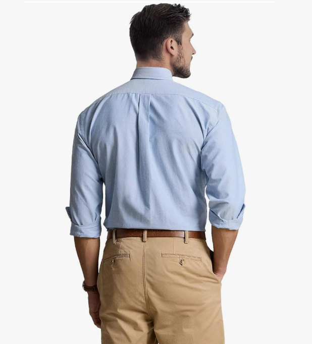 Men's Long Sleeve Classic Oxford Shirt - Image 3